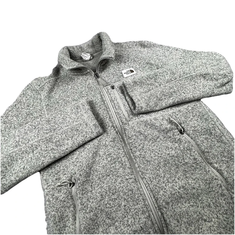 Northface Gordon Lyons Full-Zip Jacket Men M Cream Fleece‎ Hiking Gorpcore